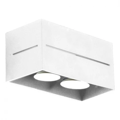 Накладной точечный светильник Lampex Quado PRO 689/2 BIA