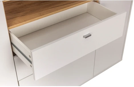 Комод Mobi Бэль 10.95 белый премиум / дуб золотой craft 330346