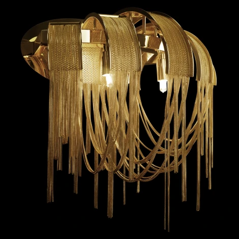 Настенный светильник Loft It Volver 10404W/C GD (220V, подвески)