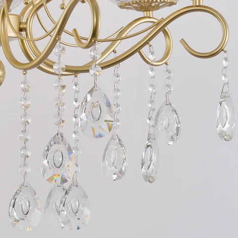 Подвесная люстра Reluce 04201-0.4-07 GOLD (220V, подвески, на цепи, подсвечник, свеча)