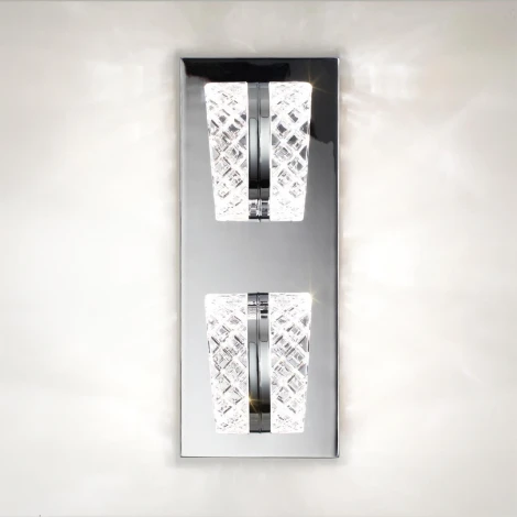 Бра Odeon Light Mirage LED 5029/8WL хром/металл/акрил 8W 4000K 415лм (220V)