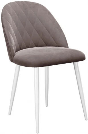 Стул DikLine 302 B5 LATTE, ножки белые