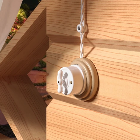 Ретро кабель витой 3х2,5 (белый) 20 м (белый) Werkel W6453301 (a051393)