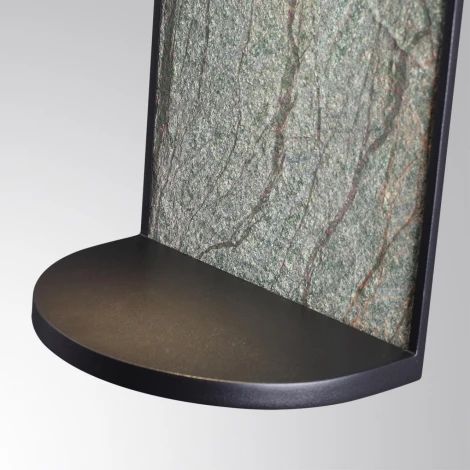 Настенный светильник светодиодный с полкой Odeon Light Giardino 7176/3WL темно-зеленый/черный/мрамор/металл IP20 LED 3W 250Лм 3000K 220V