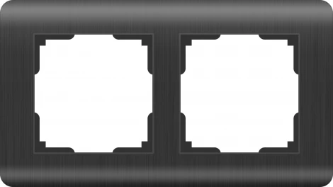 Рамка на 2 поста Stream (графит) Werkel W0022104 (a051267)