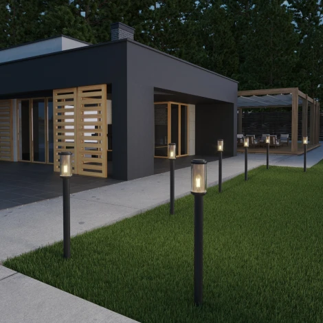 Наземный уличный светильник Novotech Matrix 370970 STREET черный IP54 E27 max 25W 220V (круглые)