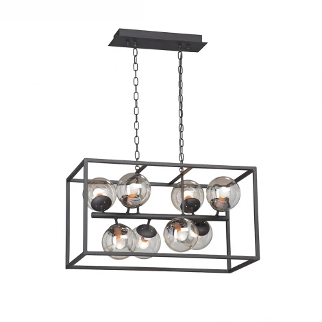 Подвесная люстра Vitaluce V4811-1/8 (220V, на цепи, шарики)