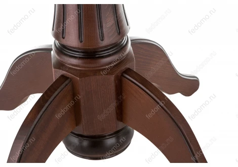 Деревянный стол Woodville Павия орех с коричневой патиной 406081