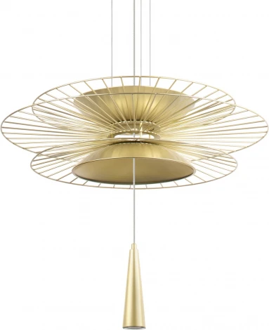 Подвесной светильник Loft It Star 10141B/600 Gold (220V, на тросе, круглые, летающая тарелка)