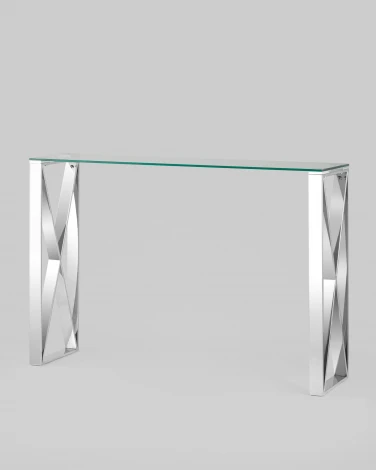 Консоль Stool Group КРОСС 115*30 серебро УТ000004646