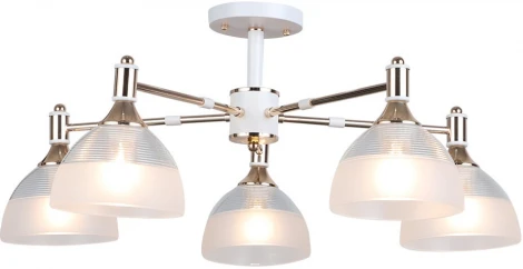 Потолочная люстра на штанге Wedo Light Alana WD3616/5C-WT-FGD-WT