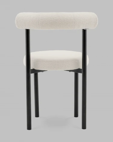 Стул обеденный Флорео букле молочный Stool Group арт.УТ000041338