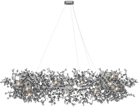 Подвесная люстра Loft It Spark 10101/1000 Chrome (220V, на тросе, лепестки)