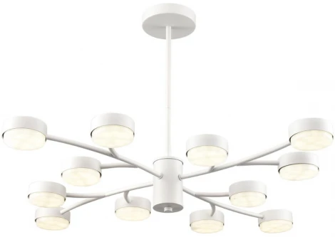 Потолочная люстра на штанге Lumion Torina 8265/12 металл, белый GX53 LED 12*7W 220V