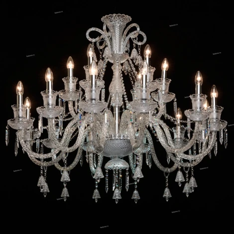 Подвесная люстра Chiaro Барселона 313012418 (220V, на цепи, подсвечник, свеча)