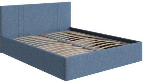 PROxSON Кровать Helix с бельевым ящиком (Ткань: Жаккард Tesla Деним) 160x200