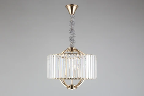 Подвесная люстра Aployt Nela APL.746.13.05 (220V, хрусталь, на цепи, свеча, круглые)