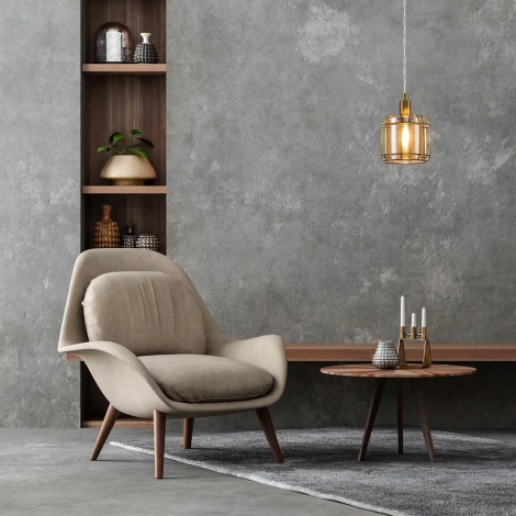 Подвесной светильник Escada Midland 10188/1S Brass (220V, на проводе)