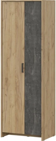 Шкаф Woodville Taika дуб золотой / камень темный 512927