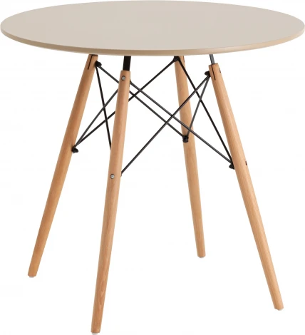 Стол Stool Group Eames DSW NEW D80 бежевый