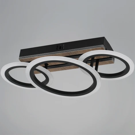 Потолочная люстра светодиодная на штанге с регулировкой цветовой температуры Reluce 00330-0.3-2+1