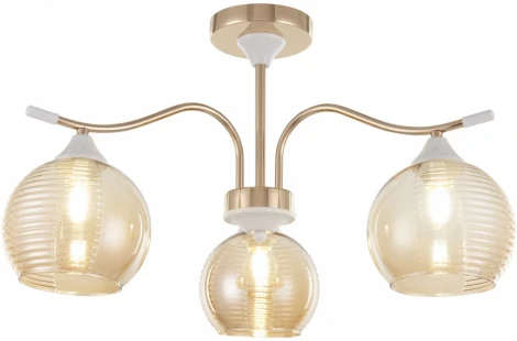 Потолочная люстра на штанге Arte Milano Napoli 327719/3 FG+WH (220V, шар)