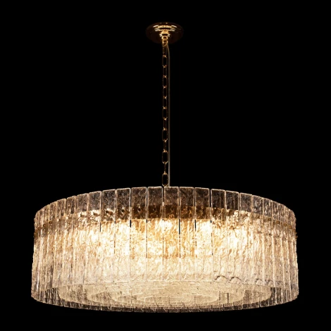 Подвесная люстра Loft It Nevada 10297/800 French gold (220V, хрусталь, на цепи, круглые)