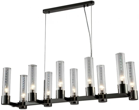 Подвесная люстра OTONO SP10 L980 BLACK CHROMIUM/TRANSPARENTE Crystal Lux (220V, на тросе)