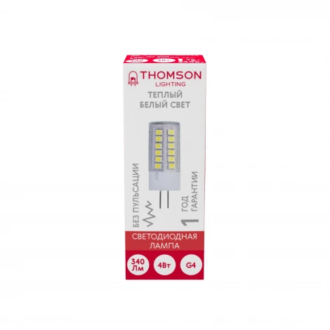 Лампочка светодиодная прозрачная кукуруза G4 4W Thomson G4 TH-B4226