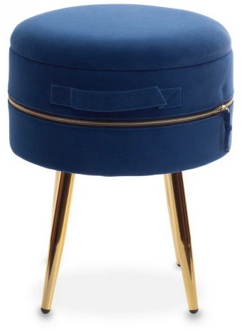 Пуфик малый с молнией синий MY iNTERNO Stockholm MY19A206(Dbl)