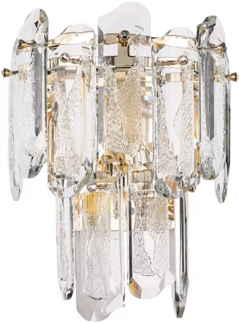 Бра Odeon Light Bullon 5069/2W золото/прозрачный/металл/хрусталь E14 2*40W (220V, подвески)