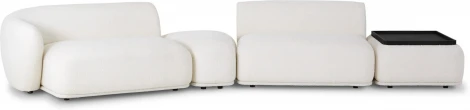 Диван Fabro ОГОГО (арт.853965), (Ткань,Букле/Белый)