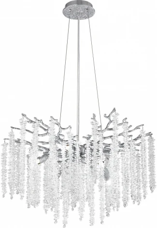 Подвесная люстра хрустальная Arte Milano Milano-1 23110.600.8.G9.A CR (220V, на тросе)
