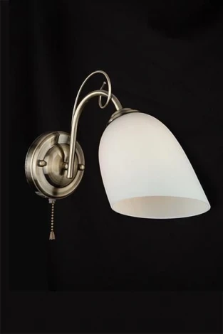 Бра Eurosvet Stefanie 30107/1 античная бронза (220V, выключатель)