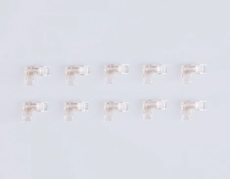 Соединитель угловой COB 12/24V для лент 5mm (2 конт.) (10шт) Ambrella Illumination GS6841