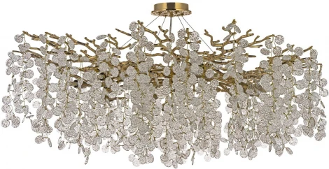 Подвесная люстра Dio D`arte Tavenna Gold Tavenna H 1.5.100.102 G (220V, хрусталь, на тросе)