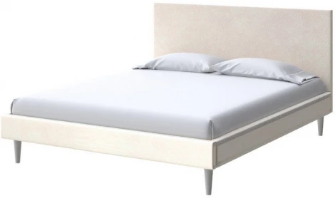 PROxSON Кровать Claro (Ткань: Велюр Casa Сахарный) 160x200