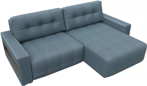 Диван угловой с полками Лига-053 НПБ Лига Диванов (Велюр) арт.128952