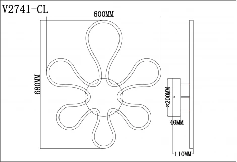 Потолочная люстра Moderli Cosa V2741-CL