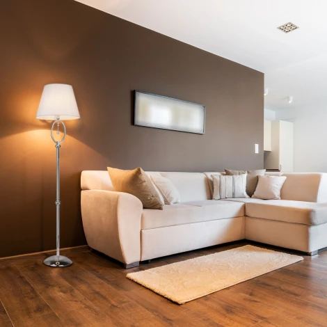 Торшер Eurosvet Madera 01056/1 хром/прозрачный хрусталь Strotskis (220V, подвески, выключатель)