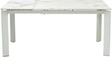 Стол CORNER 120 GLOSS GOLDEN JADE SOLID CERAMIC / WHITE, ®DISAUR