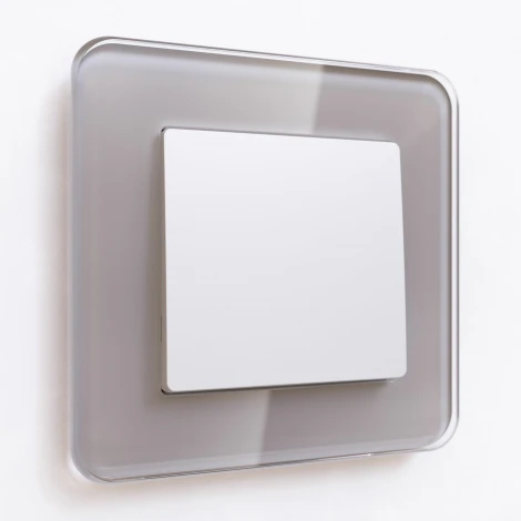 Выключатель одноклавишный проходной (белый матовый) Werkel W1112061 (a059269)