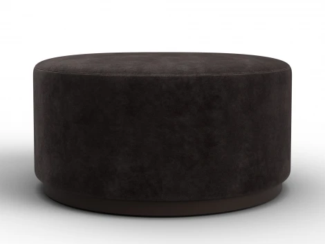 Пуф 005 (ДСП/Пластик/Велюр/Коричневый) Лига Диванов 132509