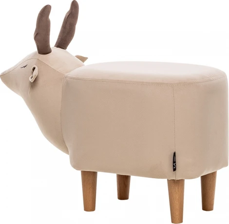 Пуф Leset Maral COMBI (Фанера,Брус/Велюр) Leset арт.2500000127793