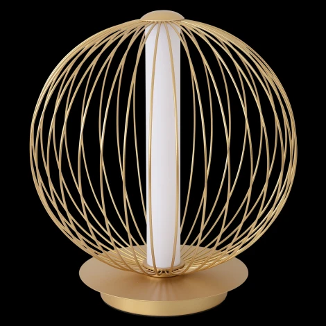 Настольная лампа Crystal Lux SYNC LG18W LED GOLD (220V, выключатель, шар)