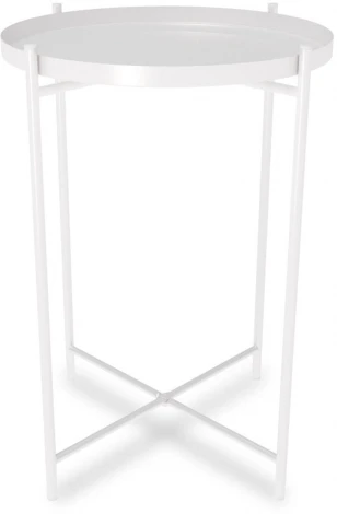 Столик журнальный SHT-CT8 белый муар Sheffilton 2632811103
