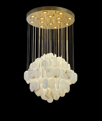 Потолочная люстра каскадная Fluorite Etereo FL1114-14N