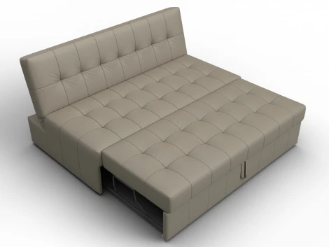 Диван прямой Лига-107 (160) (ЛДСП,Брус,Фанера,Экокожа/Бежевый) Лига Диванов 134932