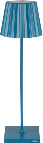 Интерьерная настольная лампа светодиодная с аккумулятором Ubiqua Plissè 189208 (регулировка яркости, сенсорный выключатель, IP54)