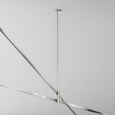 Крепление потолочное Long двойное 700мм Maytoni Accessories for tracks Flarity TRA159C-D1-PT (24V)